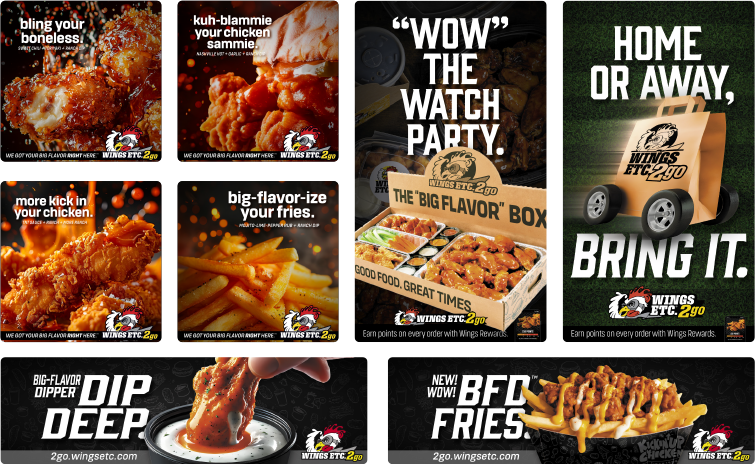 Brand creative collage